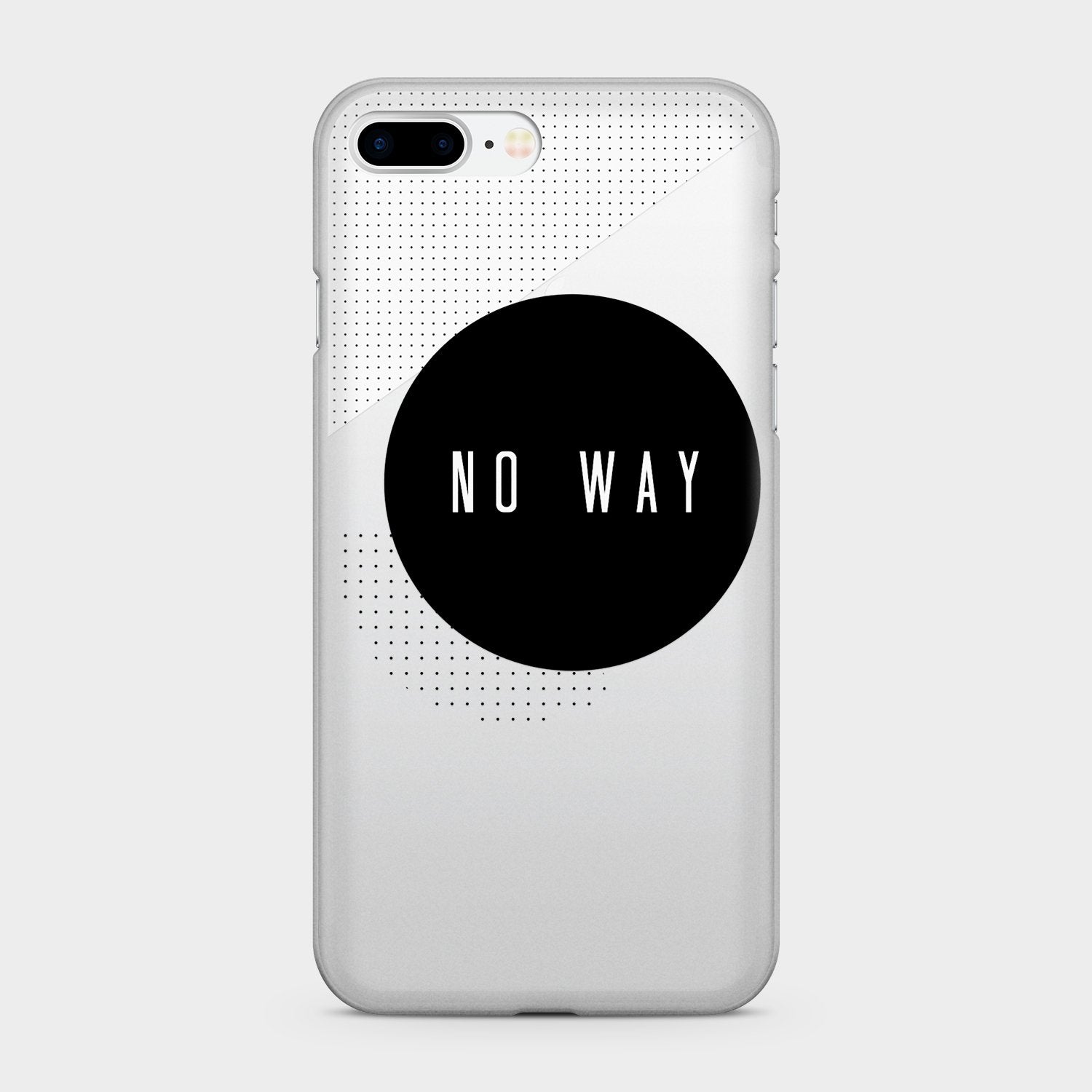 NO WAY clear iPhone case (D15)