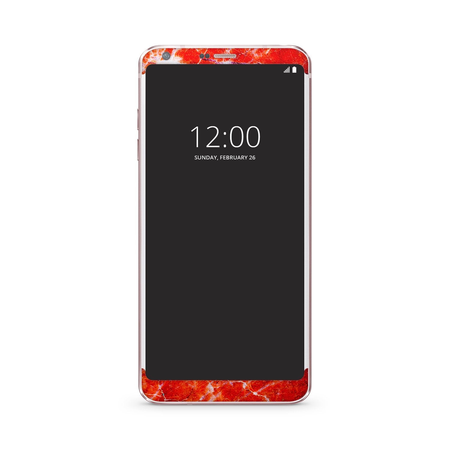 RED MARBLE LG vinyl skin