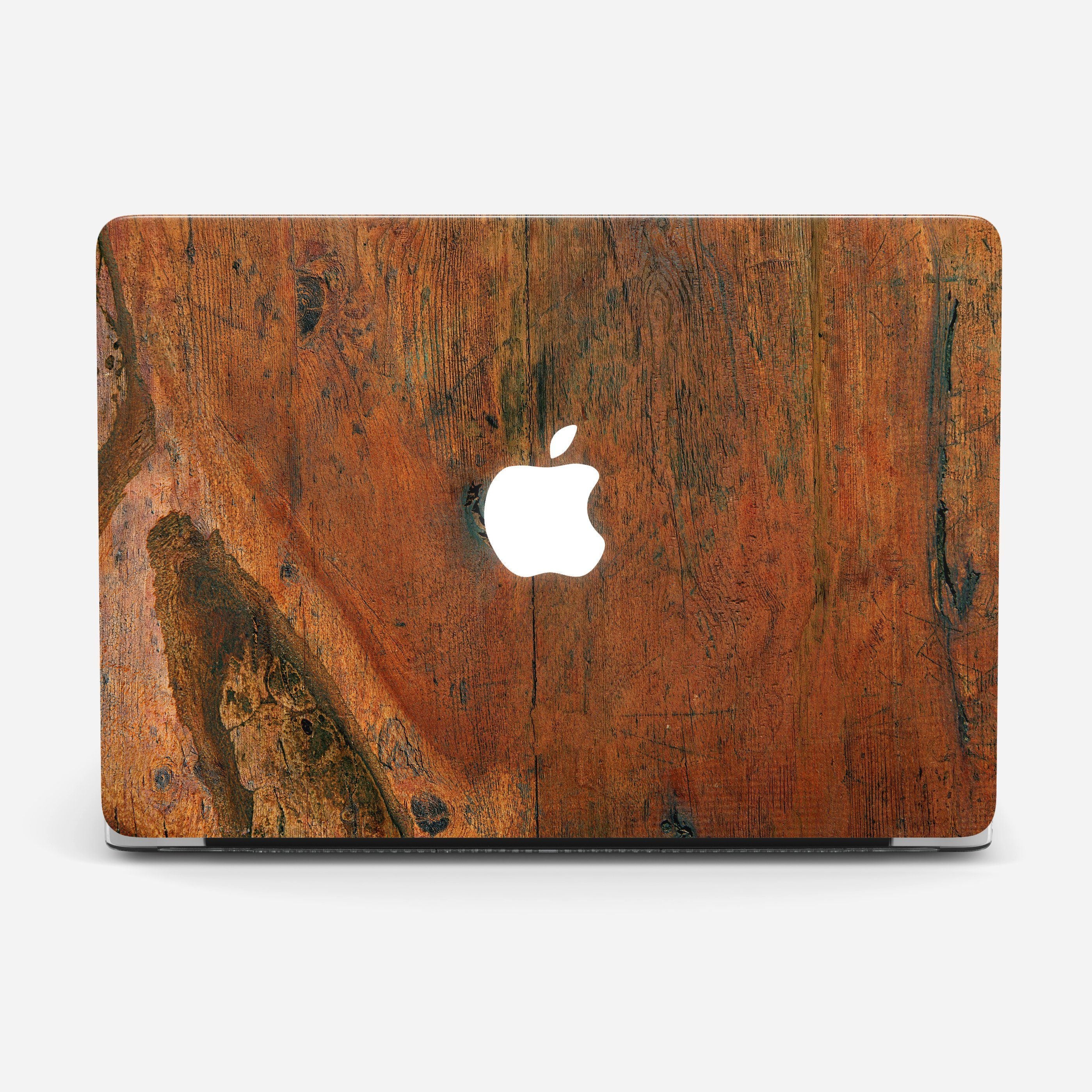 RED WOOD laptop vinyl skin