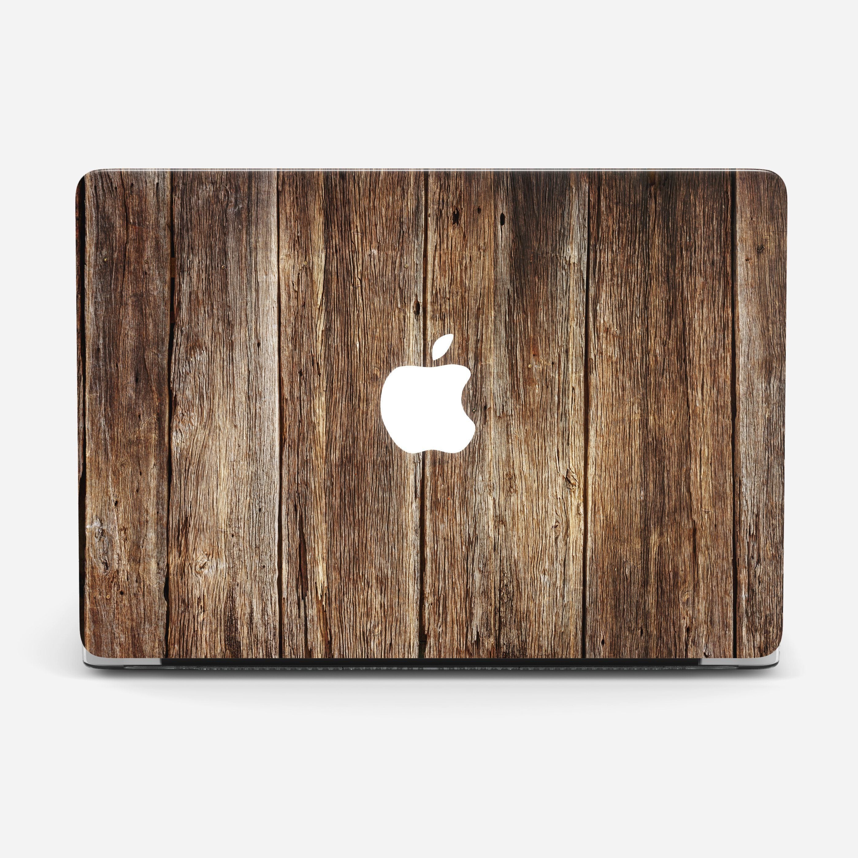 BROWN WOOD v2 laptop vinyl skin