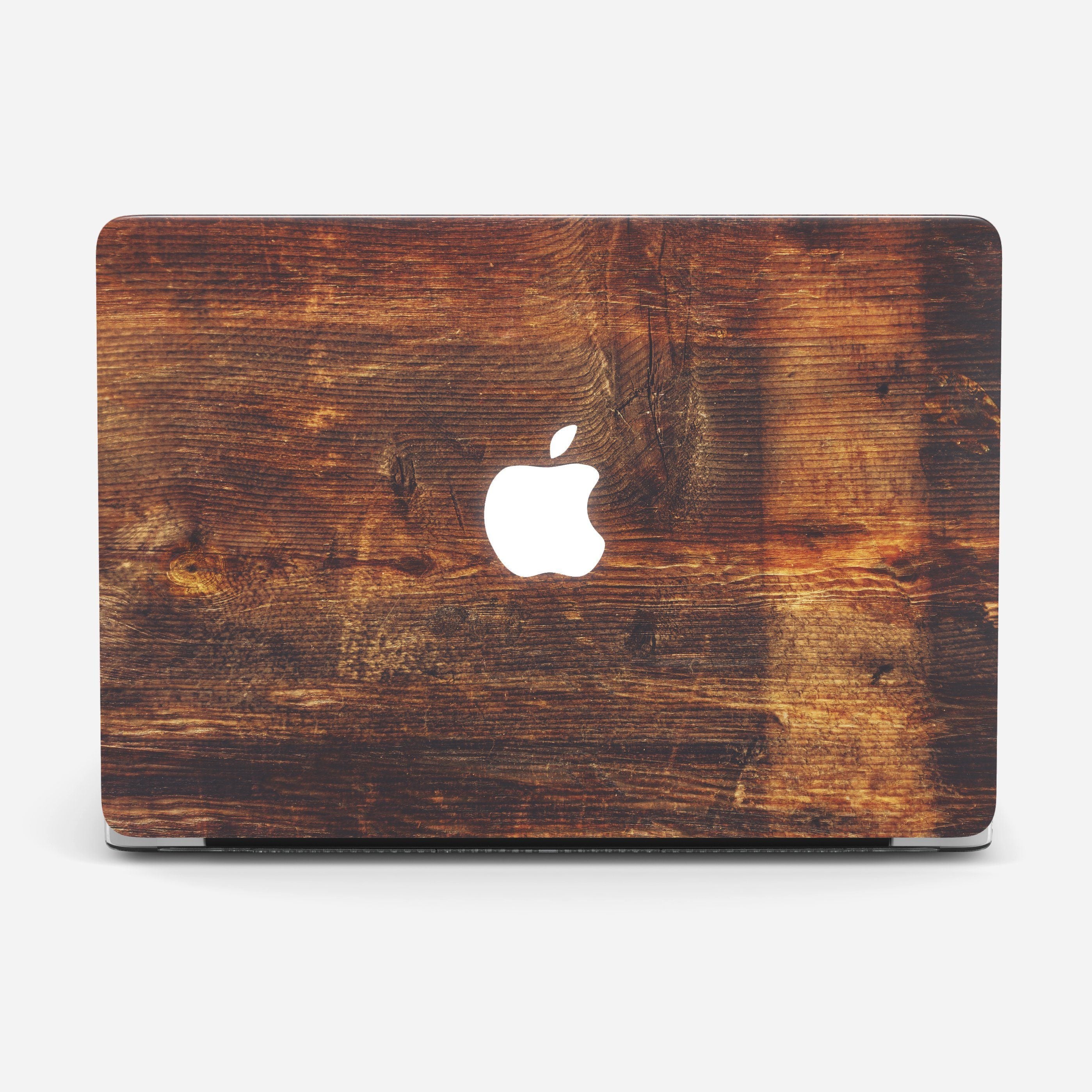 BROWN WOOD laptop vinyl skin
