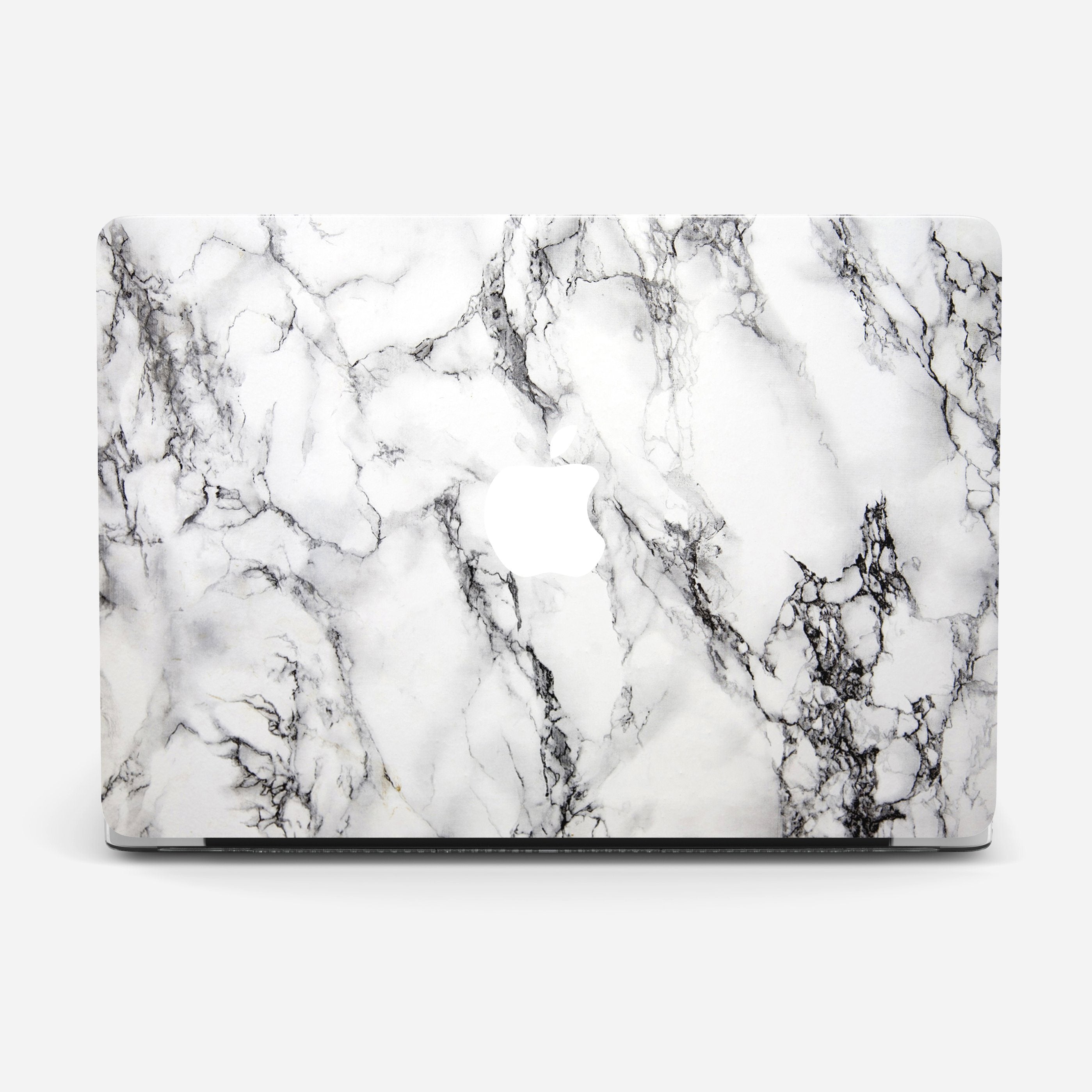 WHITE MARBLE laptop vinyl skin
