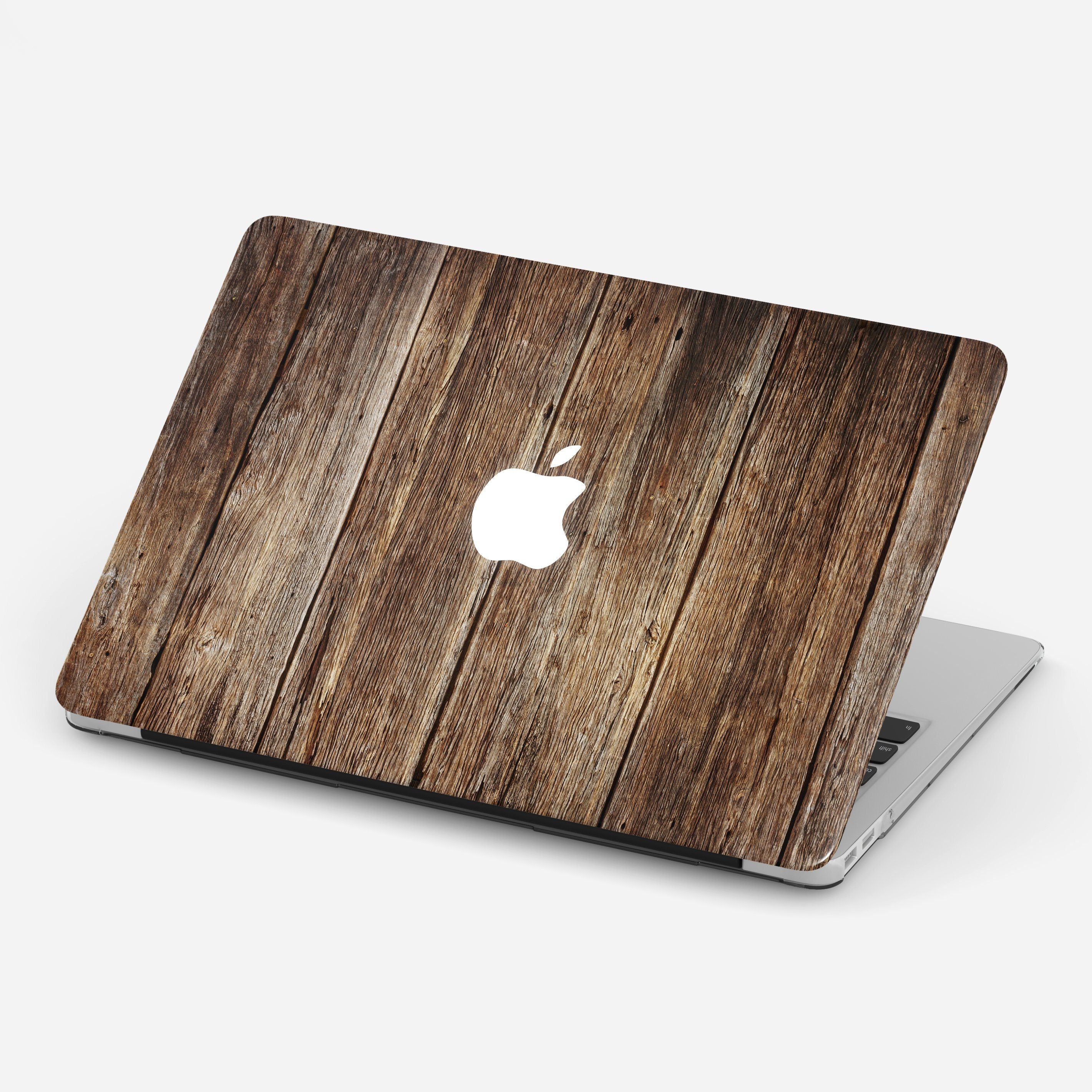 BROWN WOOD v2 laptop vinyl skin