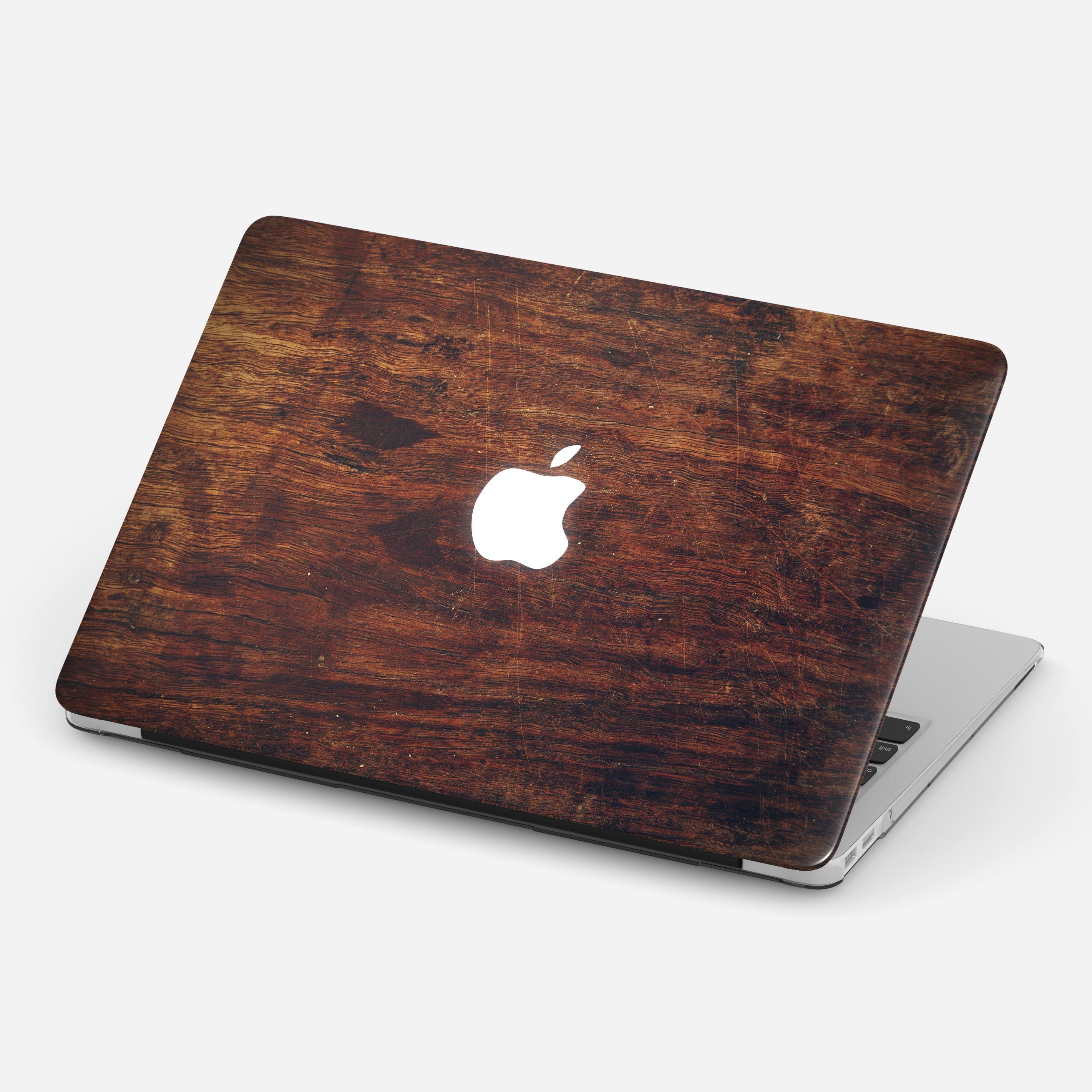 BROWN WOOD v4 laptop vinyl skin