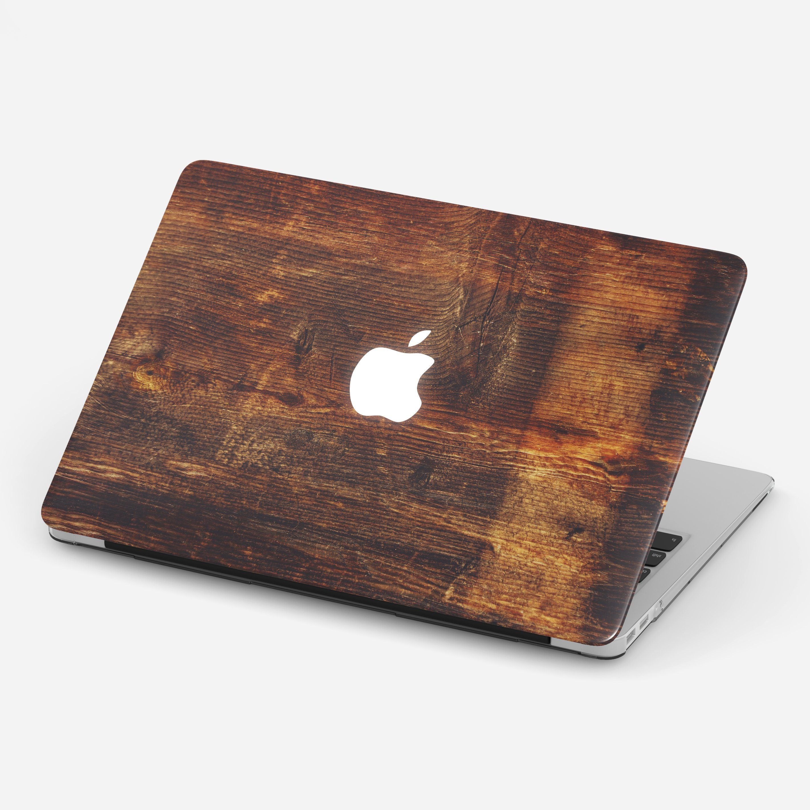 BROWN WOOD laptop vinyl skin