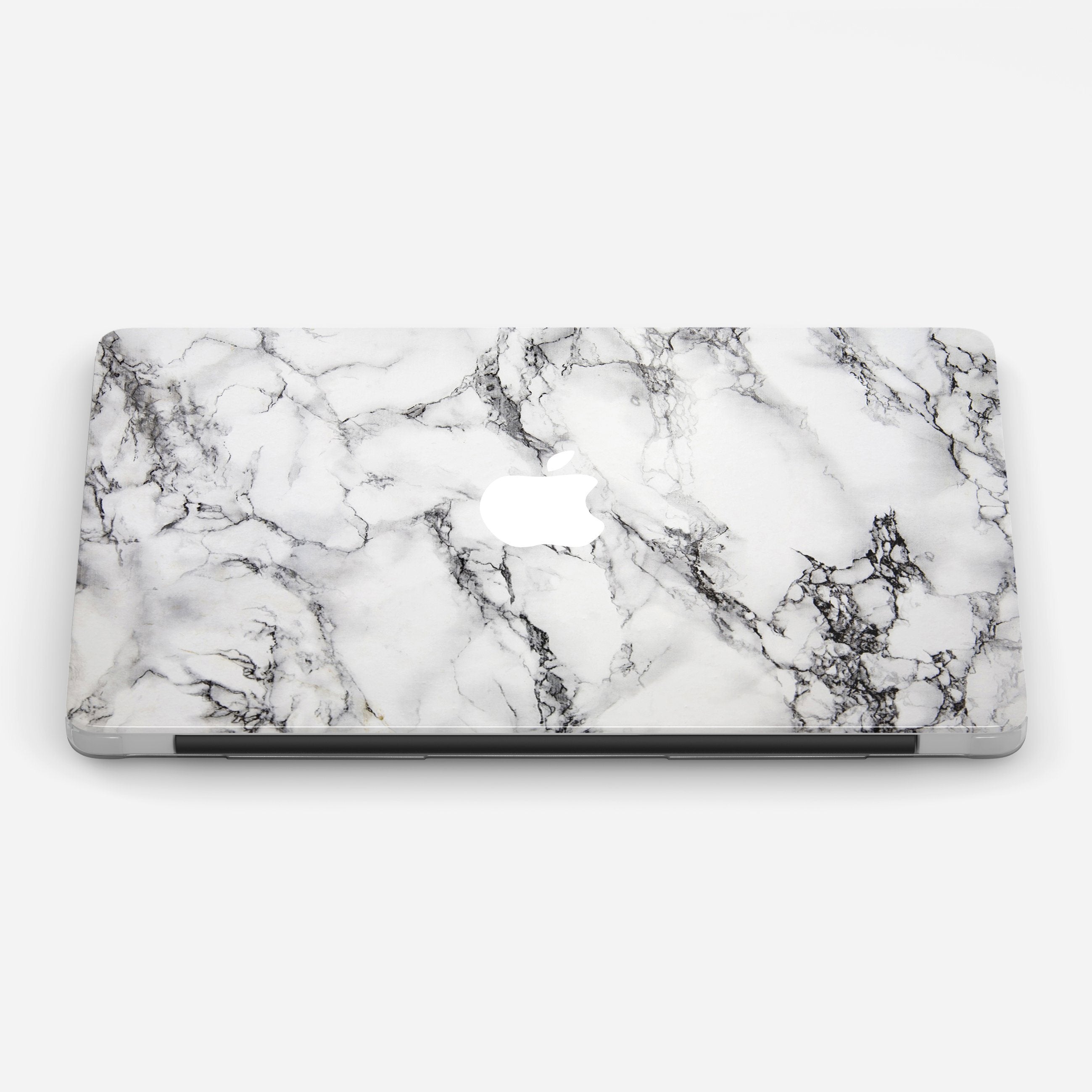 WHITE MARBLE laptop vinyl skin