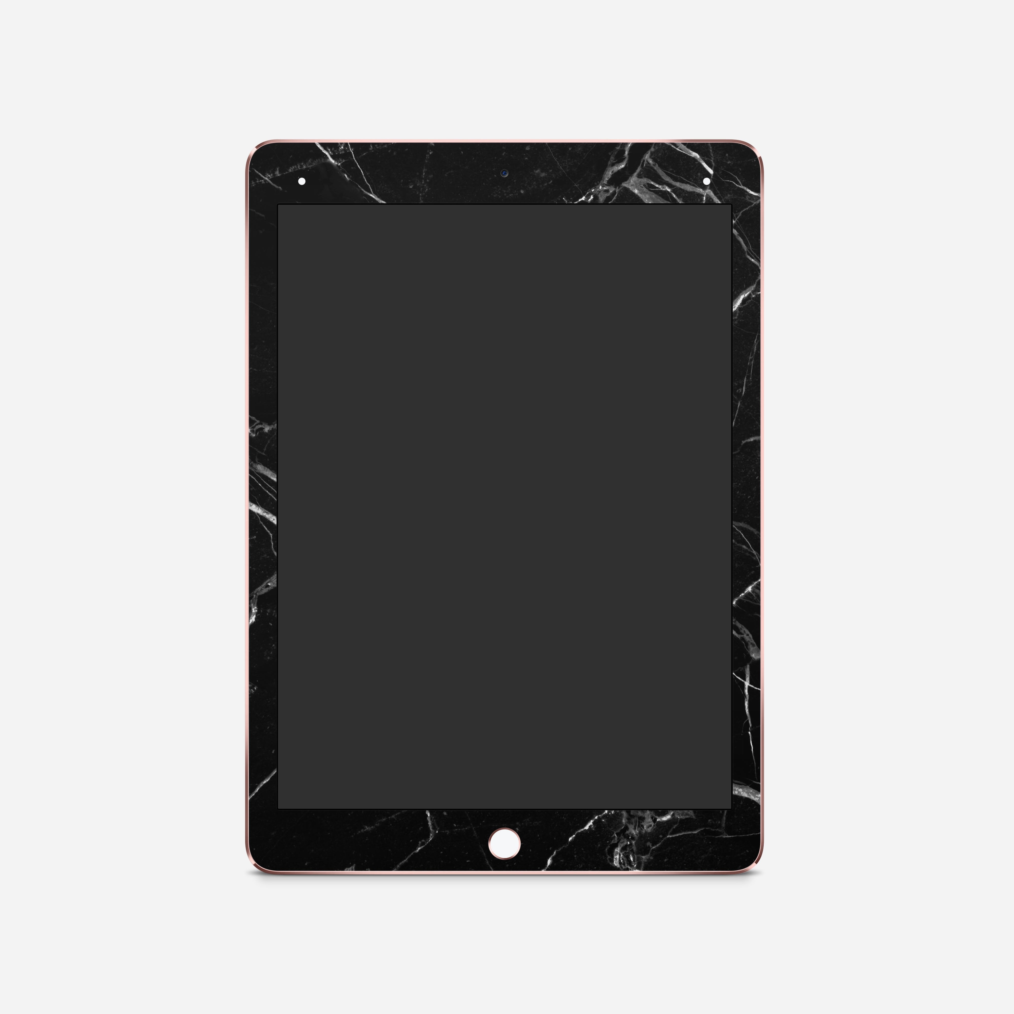 BLACK MARBLE Ipad tablet vinyl skin