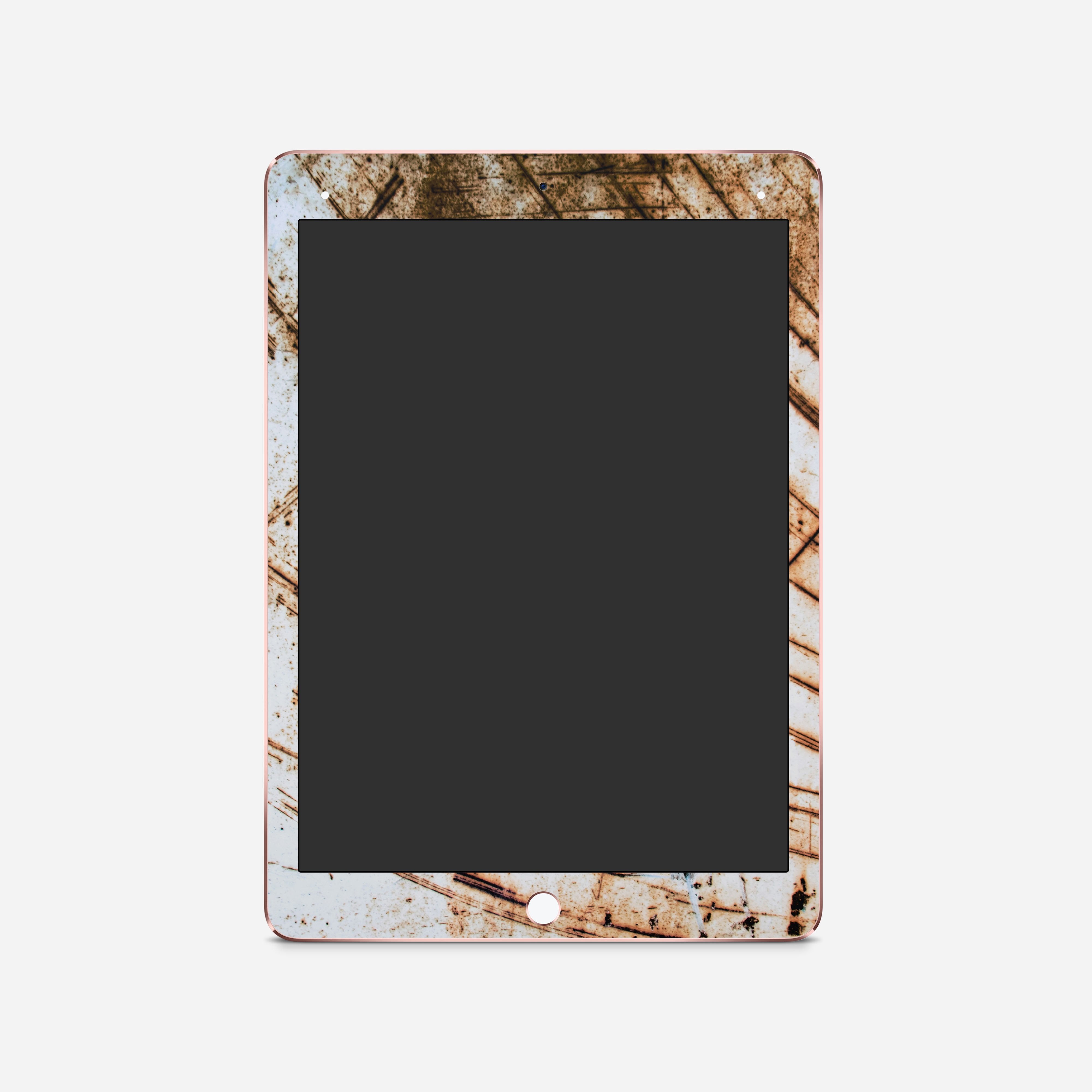 RUSTY METAL Ipad tablet vinyl skin